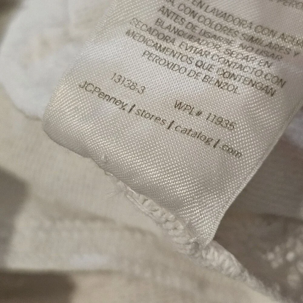 Chenille Pillow Shams Set of 2 White Cotton Standard 20X28 Fringe Floral Cottage